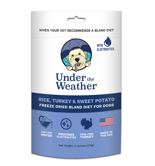 Under The Weather Rice Turkey & Sweet Potato Freeze-Dried Dog Food