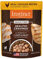 Instinct Healthy Cravings Grain-Free Real Chicken Recipe Wet Dog Food Topper Pouch