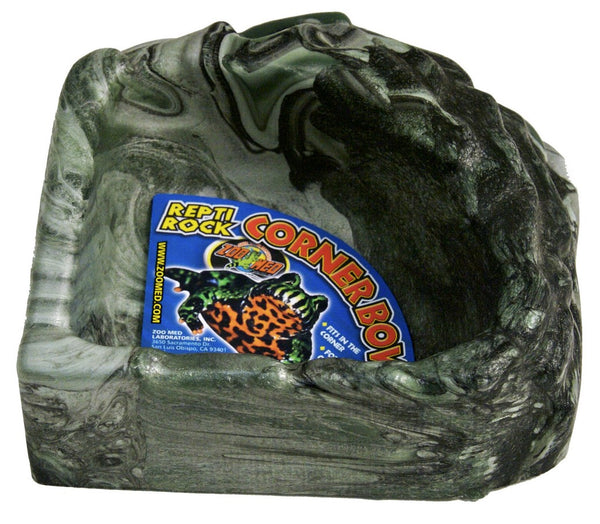 Zoo Med Repti Rock Corner Food & Water Bowl