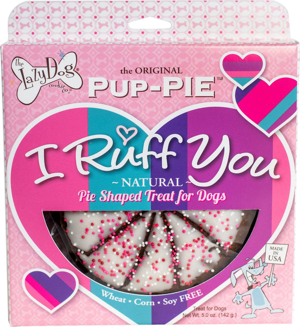 The Lazy Dog Cookie Co. Biscuit pour chien I Ruff You Pup-PIE