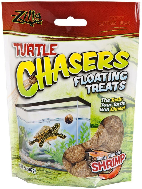 Zilla Turtle Chasers Floating Shrimp Turtle Treats, 2-oz