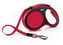 Laisse pour chien à bande rétractable Flexi New Comfort, rouge