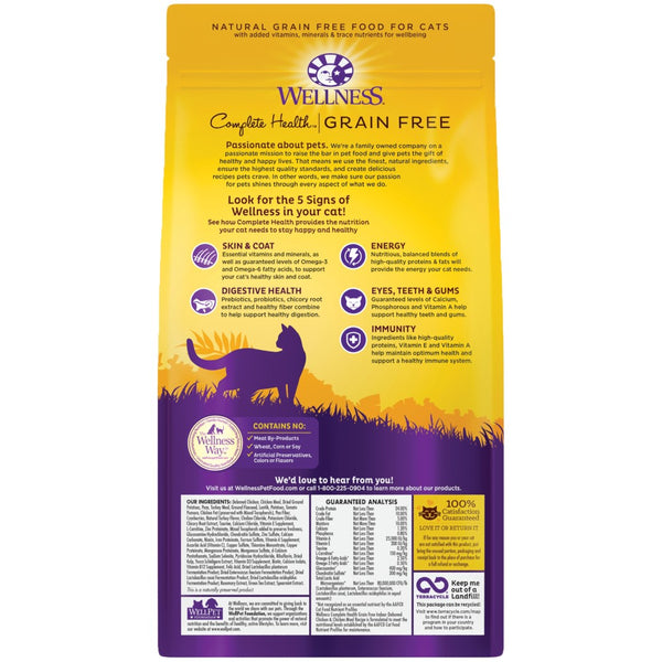 Wellness Complete Health Grain-Free Indoor Chicken Dry Cat Food