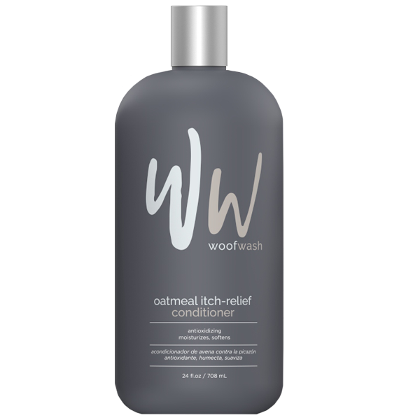 Woof Wash Oatmeal Itch-Relief Conditioner for Pets, 24-oz