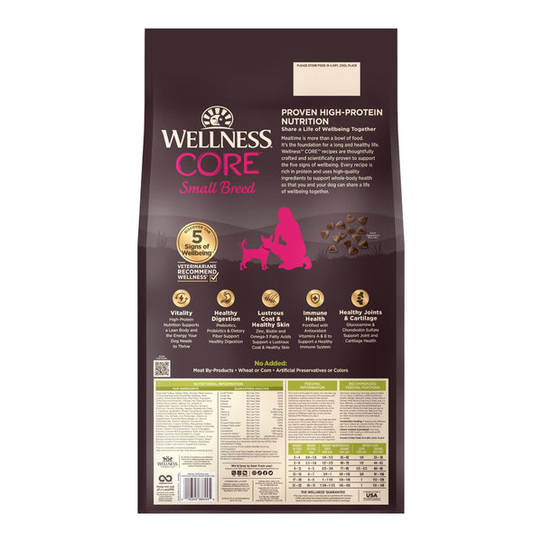 Wellness CORE Healthy Weight Turkey & Chicken Small Breed Grain-Free Dry Dog Food