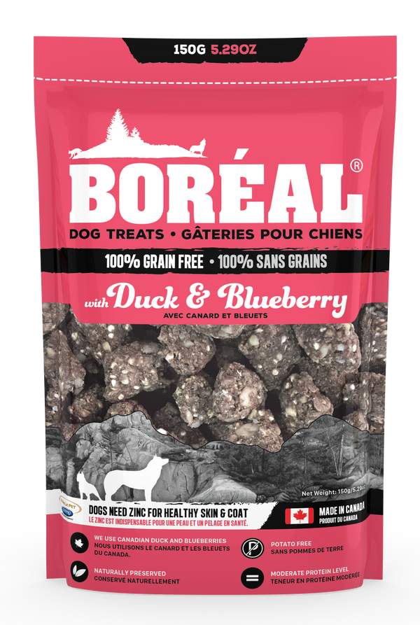 Boreal Grain-Free, Duck & Blueberry Dog Treats