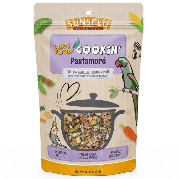 Sunseed Crazy Good Cookin' Pastamore Bird Treats