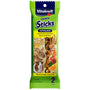 Vitakraft Crunch Sticks Pack Variété Friandises pour lapins & cochons d'Inde, Grains soufflés & Miel, Pomme & Orange