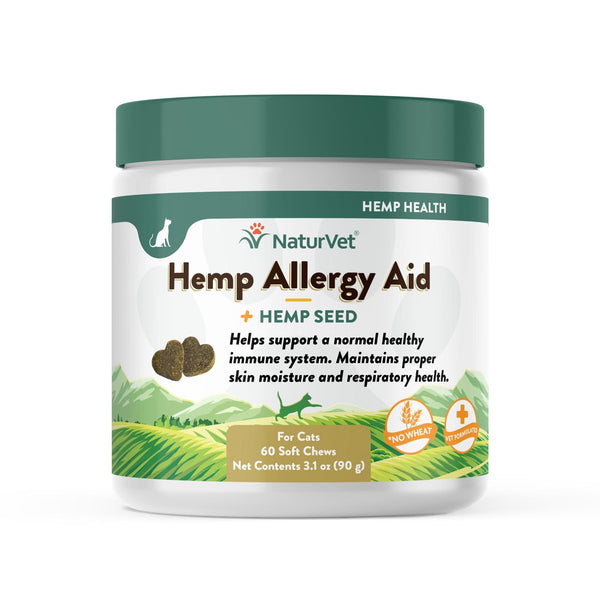 NaturVet H Allergy Aid Plus H Seed Soft Chews Cat Supplement