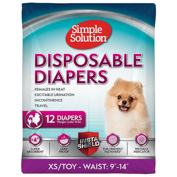 Simple Solution 12 Disposable Diapers