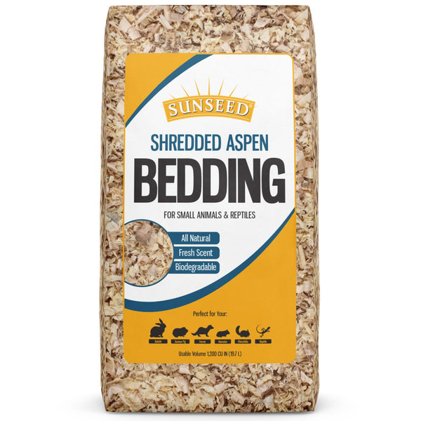 Sunseed Shredded Aspen Small Animal & Reptile Bedding