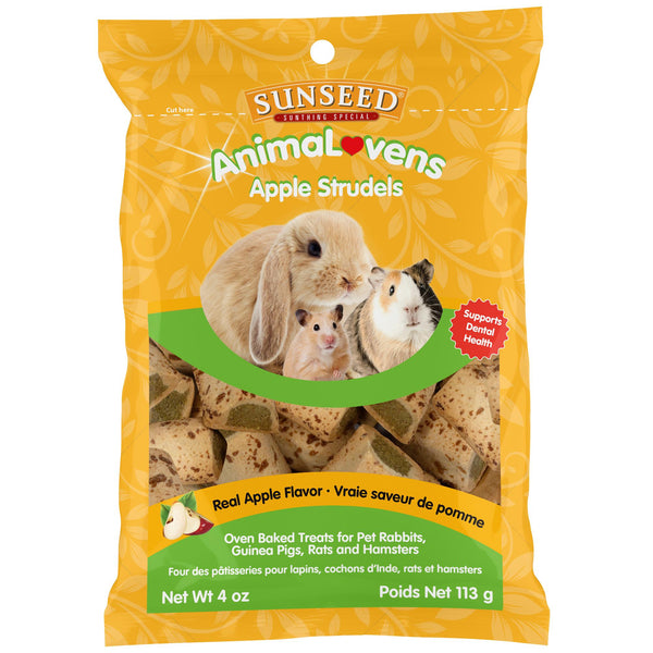 Sunseed AnimaLovens Strudels aux pommes Friandises pour petits animaux