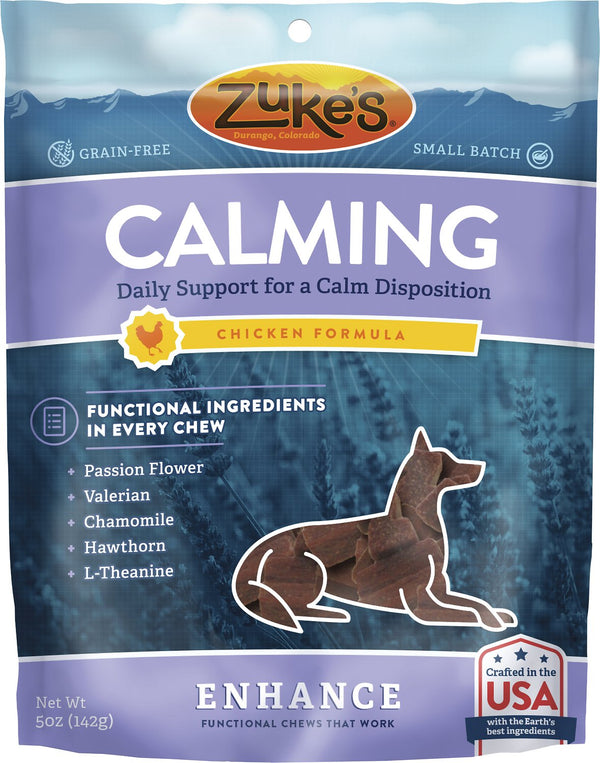 Zuke's Enhance Calming Chicken Formula Dog Treats, 5-oz