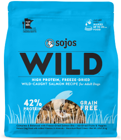 Sojos Wild-Caught Salmon Recipe Grain-Free Freeze-Dried Dog Food