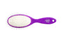 Bass Brushes Brosse ovale pour animaux, Ï épingle en alliage et manche en acrylique, couleur variable, grande, pour coiffer et démϪler.