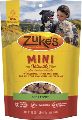 Zuke's Mini Naturals Duck Recipe Dog Treats