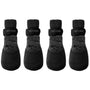 foufouBRANDS Rubber Dipped Dog Socks, Black