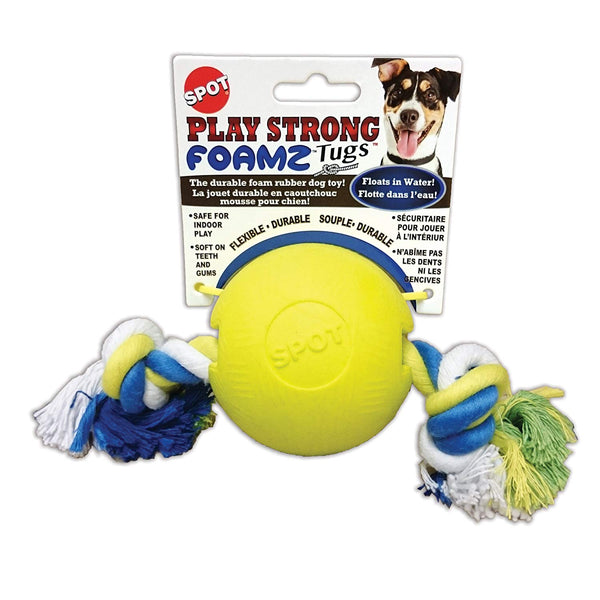 Ethical Pet Spot Play Strong Foamz Tugs Dog Toy