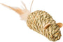 Ethical Pet Spot Jouet pour chat souris en herbe marine avec plumes, 3,5 in