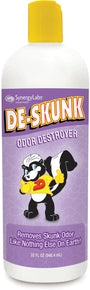 Shampooing déodorant De-Skunk pour chiens et chats, flacon de 32 oz