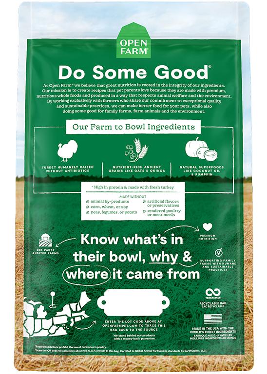 Open Farm Homestead Turkey & Ancient Grains Recipe Dry Dog Food