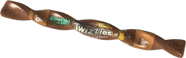 Emerald Pet Peanutty Twizzies Grain-Free Dog Treats, 9-in