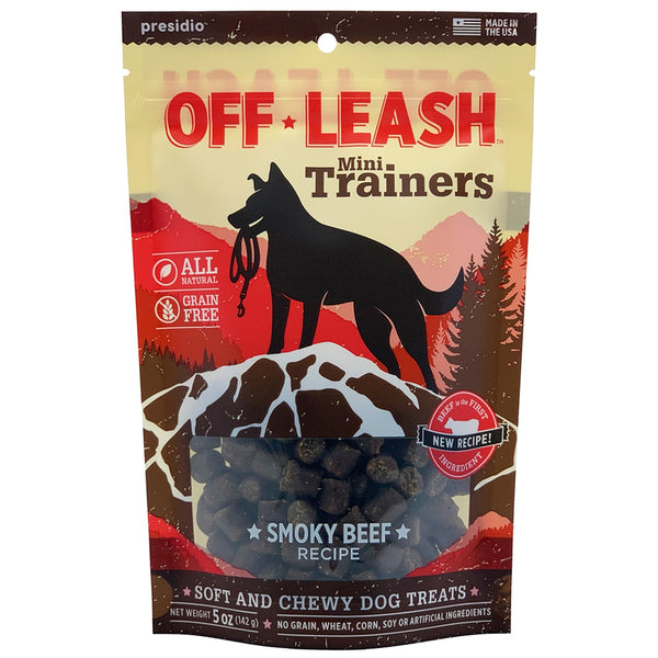 Off-Leash Mini Trainers Smoky Beef Dog Treats