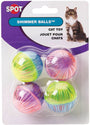 Ethical Pet Shimmer Balls Jouet pour chat, lot de 4