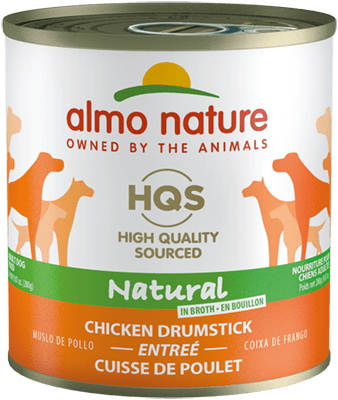 Almo Nature HQS Natural Chicken Drumstick Wet Dog Food