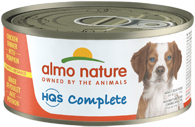 Almo Nature HQS Complete Chicken Dinner with Pumpkin Grain-Free Wet Dog Food