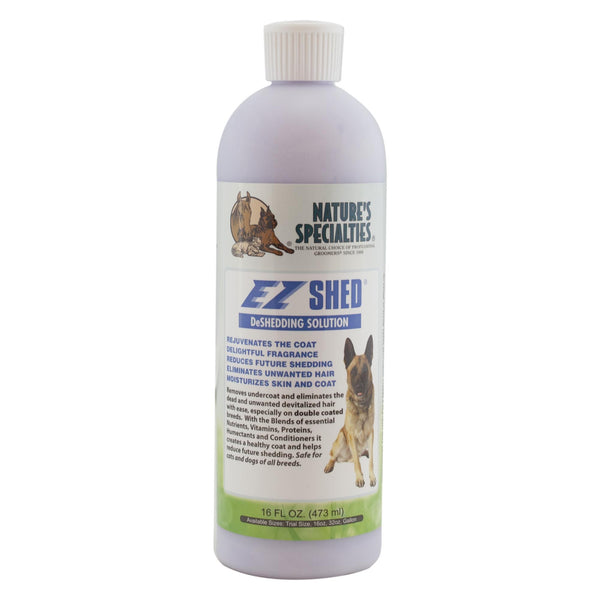 Nature's Specialties EZ Shed DeShedding Conditioner for Dogs & Cats