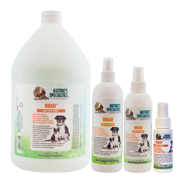 Nature's Specialties WHAM Anti-Itch Spray for Dogs & Cats