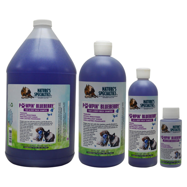Nature's Specialties Shampooing Sans Larmes Pawpin' Bleuets pour Chiens et Chats