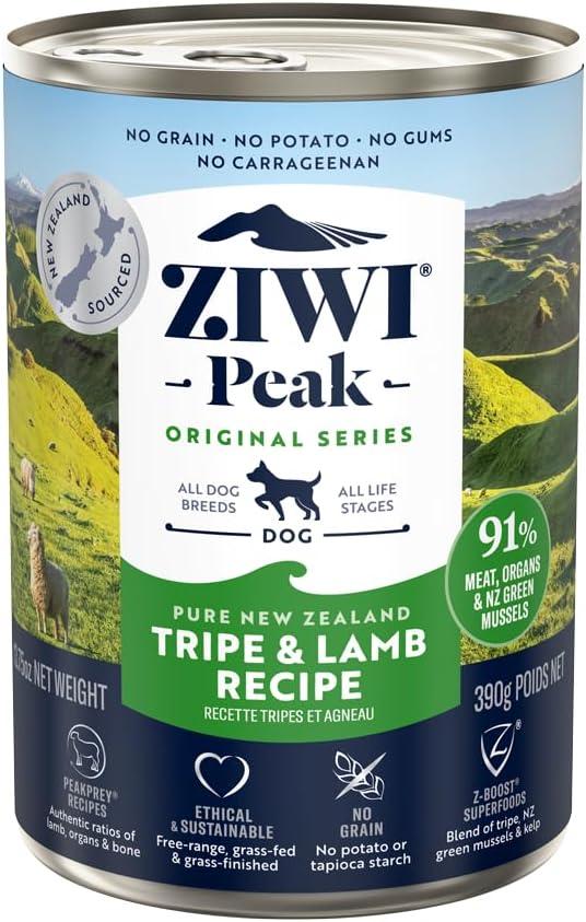 ZIWI Peak Tripe & Lamb Recipe Wet Dog Food Can