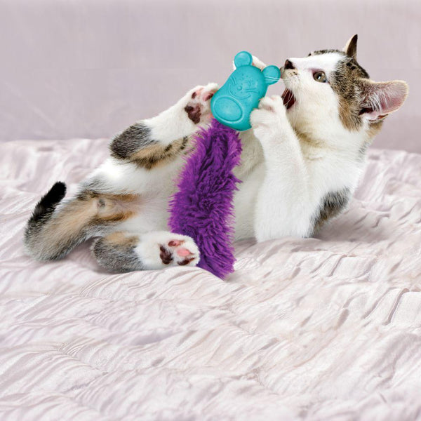 KONG Infused Bobble Mouse Cat Toy, Assorted