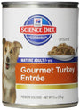 Hill's Science Diet Pâtée pour chiens adultes 7+ dinde & orge