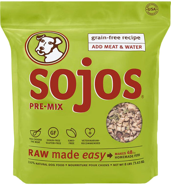 Sojos Pre-Mix Grain-Free Recipe Freeze-Dried Dog Food Mix