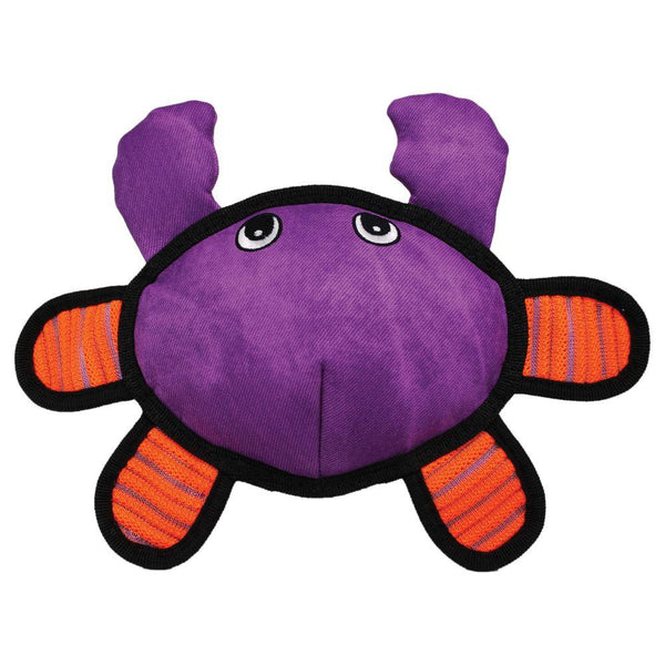 KONG Roughskinz Crab Dog Toy, Purple