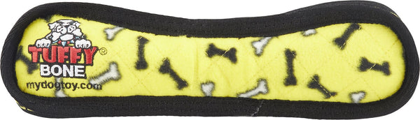 Tuffy Ultimate Bone Dog Toy, Yellow Bones