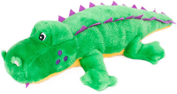 ZippyPaws Grunterz Plush Dog Toy, Alvin the Alligator