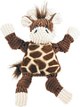 HuggleHounds Jouet pour chien Knottie Girafe