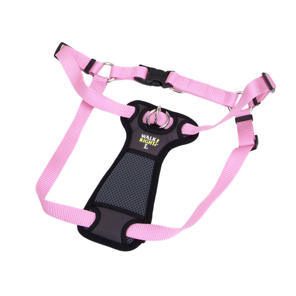Coastal Walk Right! Front-Connect Padded Dog Harness, Pink
