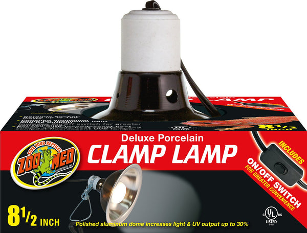 Zoo Med Deluxe Porcelain Clamp Lamp