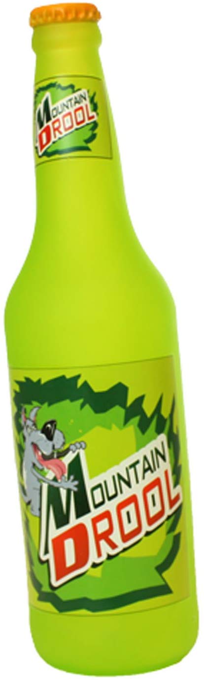 Silly Squeakers Beer Bottle Mountain Drool Dog Toy