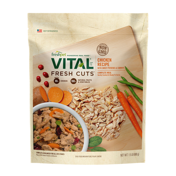 Freshpet Vital Fresh Cuts Chicken Recipe Dog Food