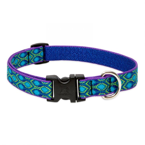 Lupine Pet Original Designs Adjustable Dog Collar, Rain Song
