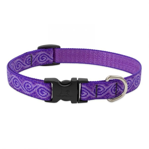 Lupine Pet Original Designs Adjustable Dog Collar, Jelly Roll