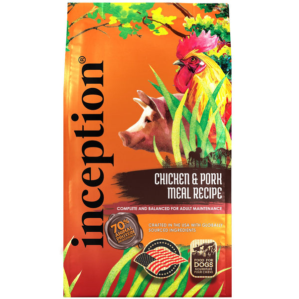 Inception Chicken & Pork Meal Recipe Dry Dog Food
