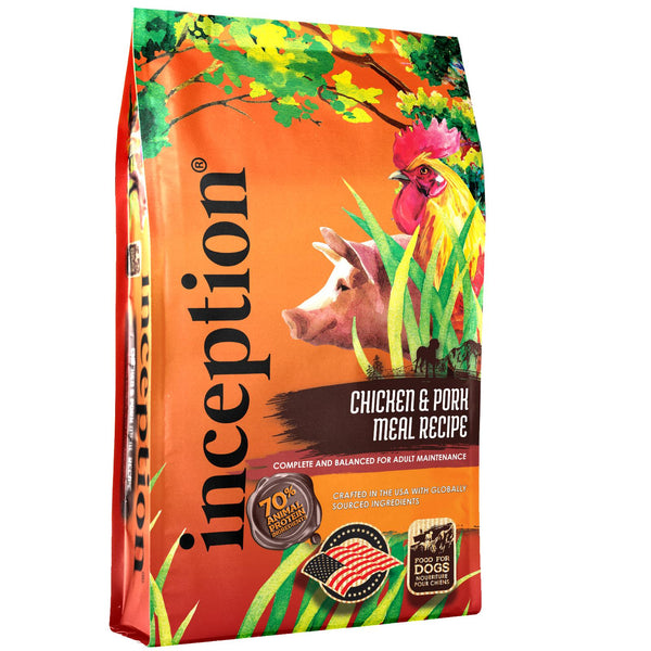 Inception Chicken & Pork Meal Recipe Dry Dog Food