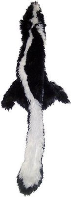 Ethical Pet Skinneeez Forest Series Skunk Stuffingless Dog Toy
